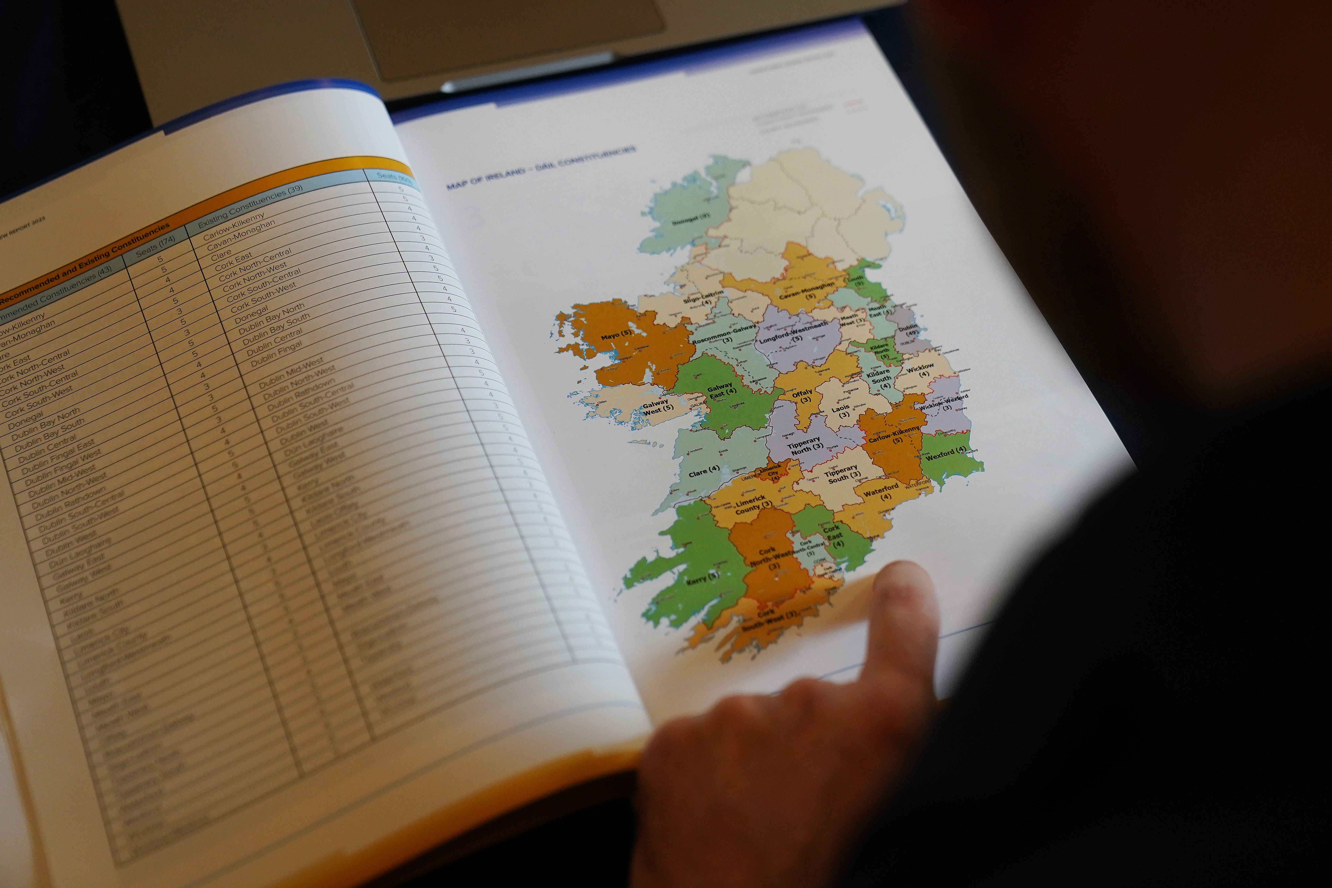 The number of TDs should increase from 160 to 174, it has been recommended in a much-anticipated review of Ireland’s constituency boundaries by the Electoral Commission (Brian Lawless/PA)