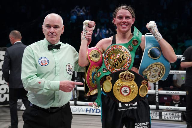 Savannah Marshall would relish beating rival Claressa Shields in Professional Fighters League (Peter Byrne/PA)