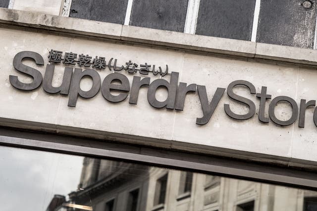 Fashion brand Superdry has had its shares suspended (Ian West/PA)