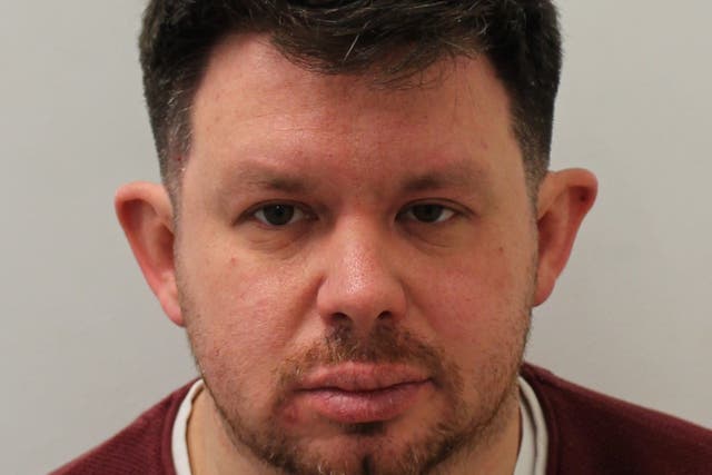 Anthony Burns has been found guilty of encouraging a woman he met on a dating site to abuse a child and recorded it as part of a campaign of ‘predatory online sexual behaviour’ (National Crime Agency/PA)