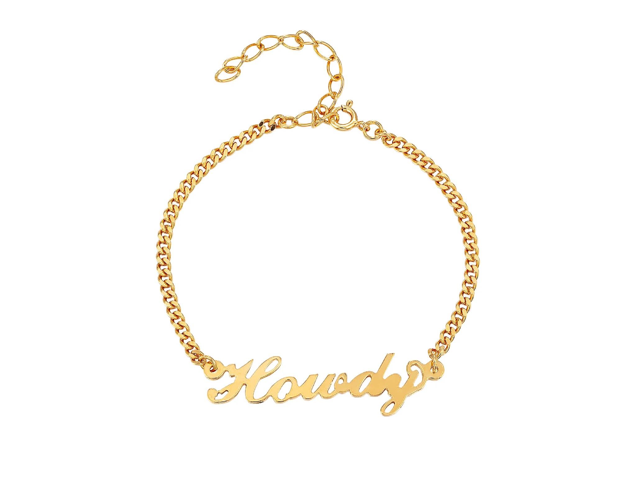 Seol & Gold name bracelet