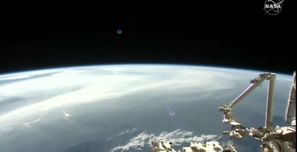 Watch view of Hurricane Idalia from the ISS after storm makes landfall in Florida