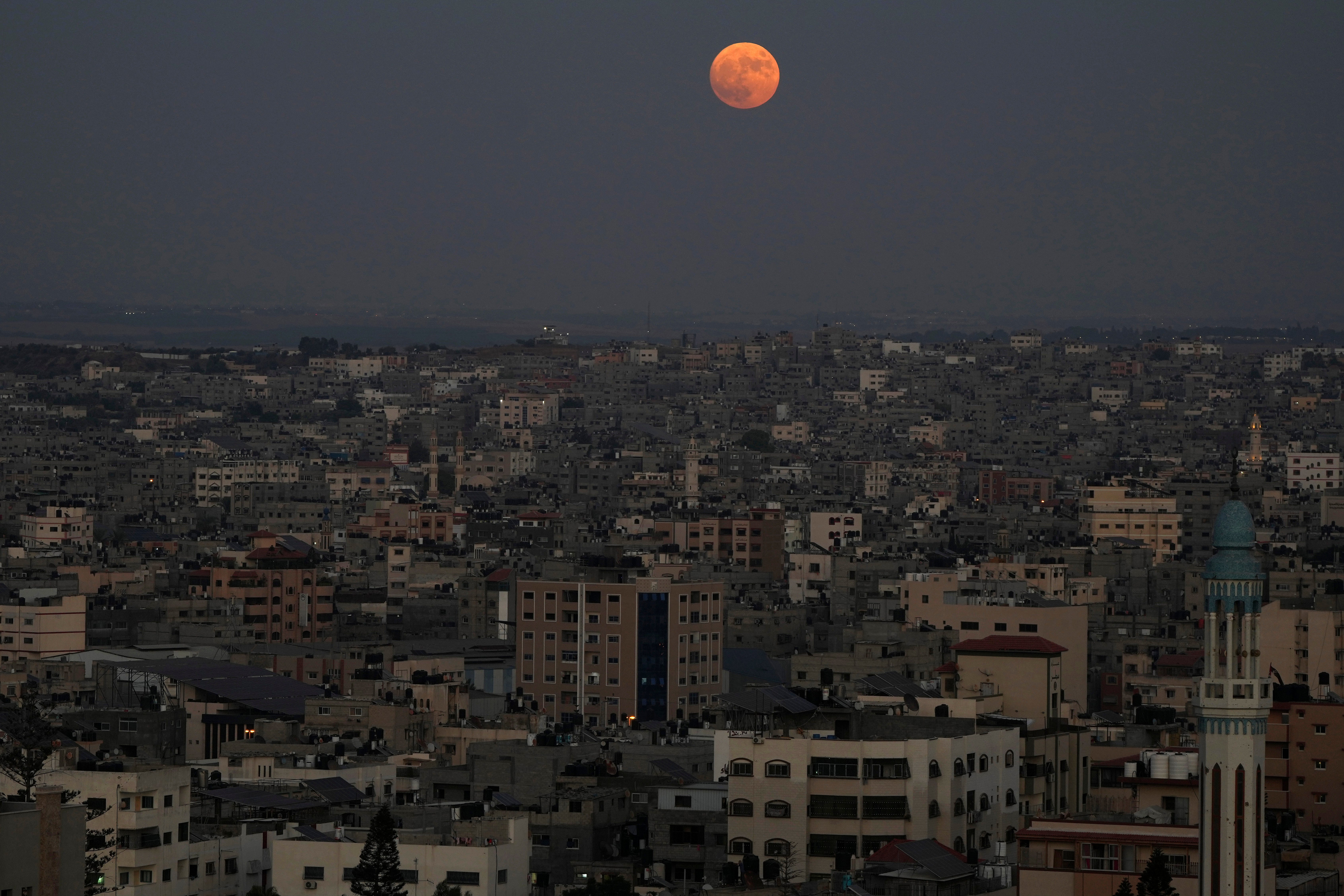 A view over Gaza City in August, before the latest conflict erupted with Israel