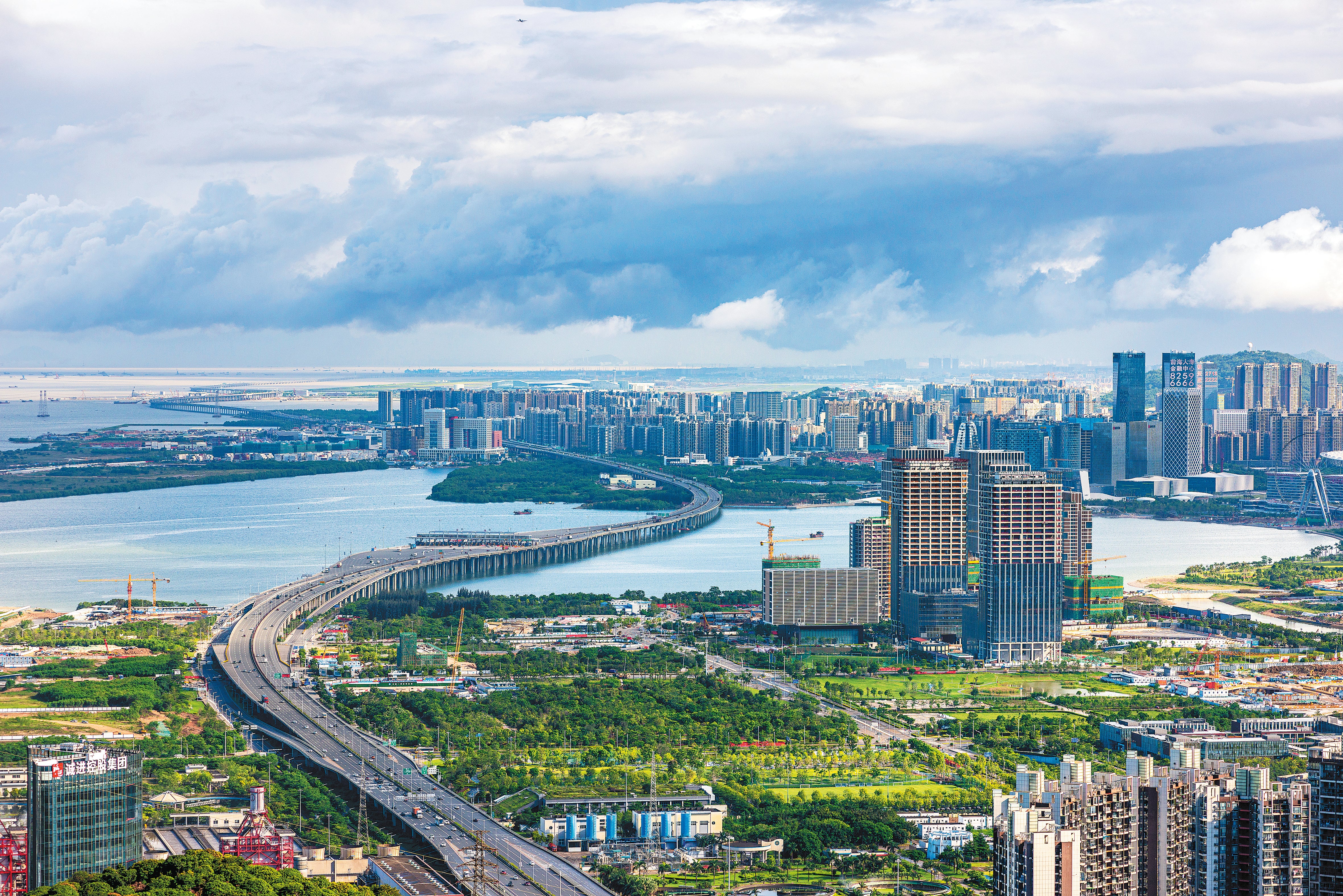 The Qianhai Special Economic Zone was established in Shenzhen, Guangdong province, in 2015 to deepen cooperation between the city and Hong Kong