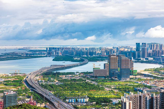 <p>The Qianhai Special Economic Zone was established in Shenzhen, Guangdong province, in 2015 to deepen cooperation between the city and Hong Kong</p>