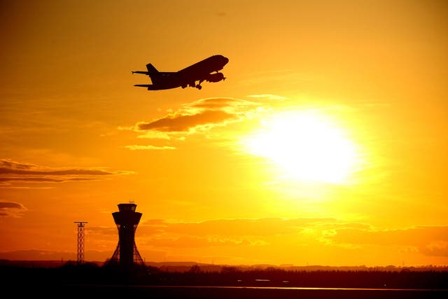 An air traffic control issue in the UK has impacted thousands of holidaymakers (Owen Humphreys/PA)