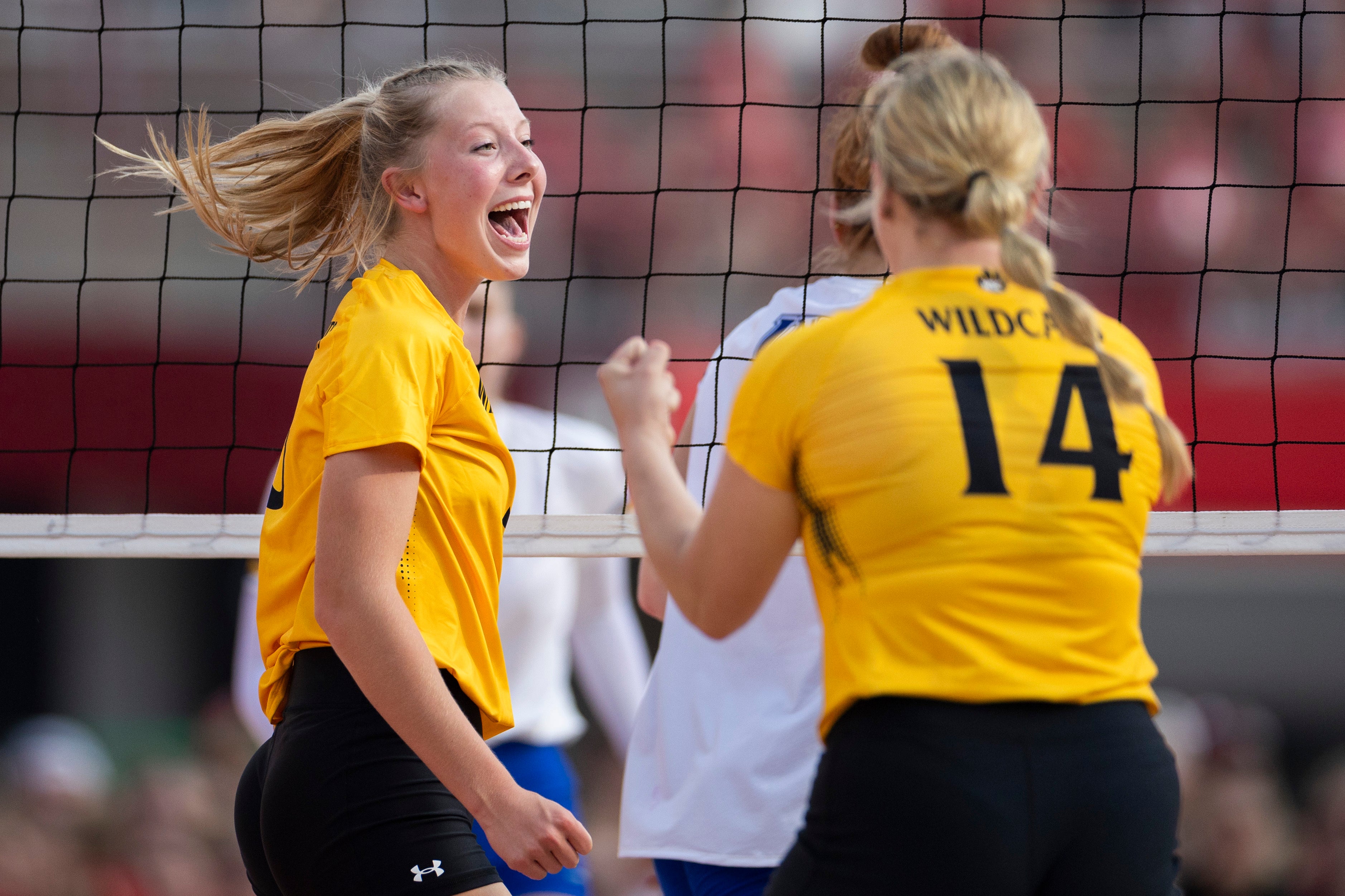 Volleyball Nebraska Celebration