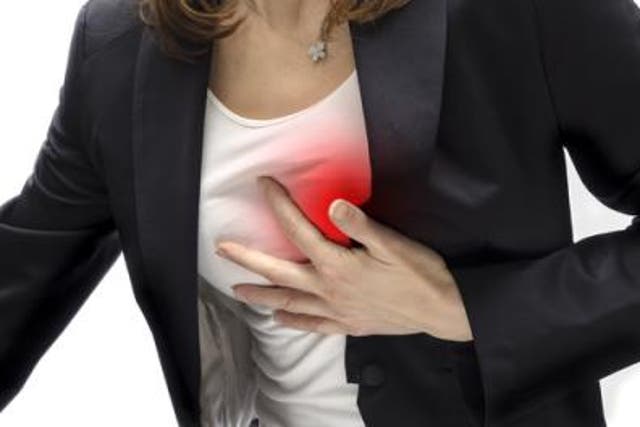 <p>Chest pain is recognized as a symptom of heart troubles, but one out of five women aged 55 years or less having a heart attack do not experience this symptom</p>