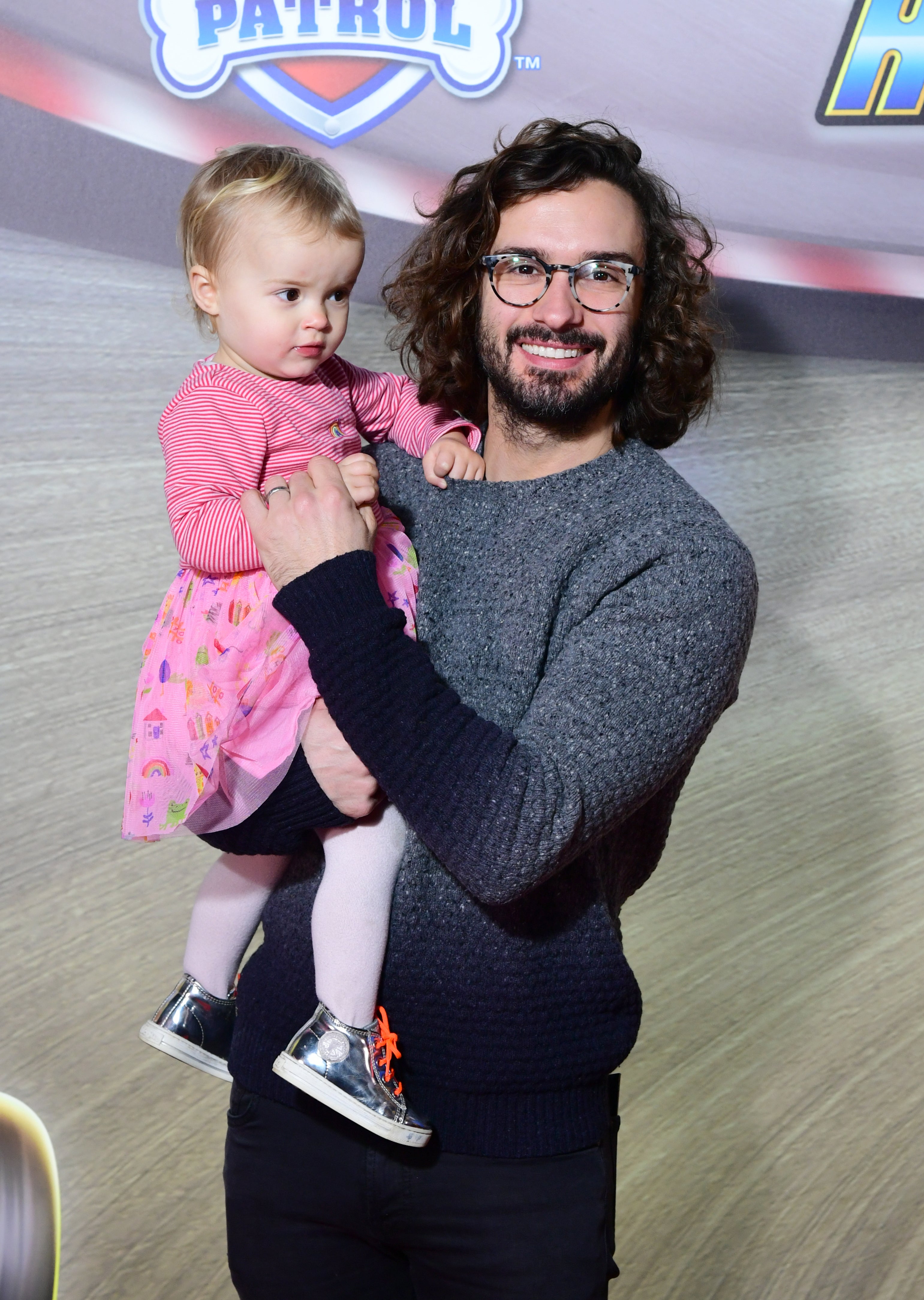 Joe Wicks and Indie photographed in 2020