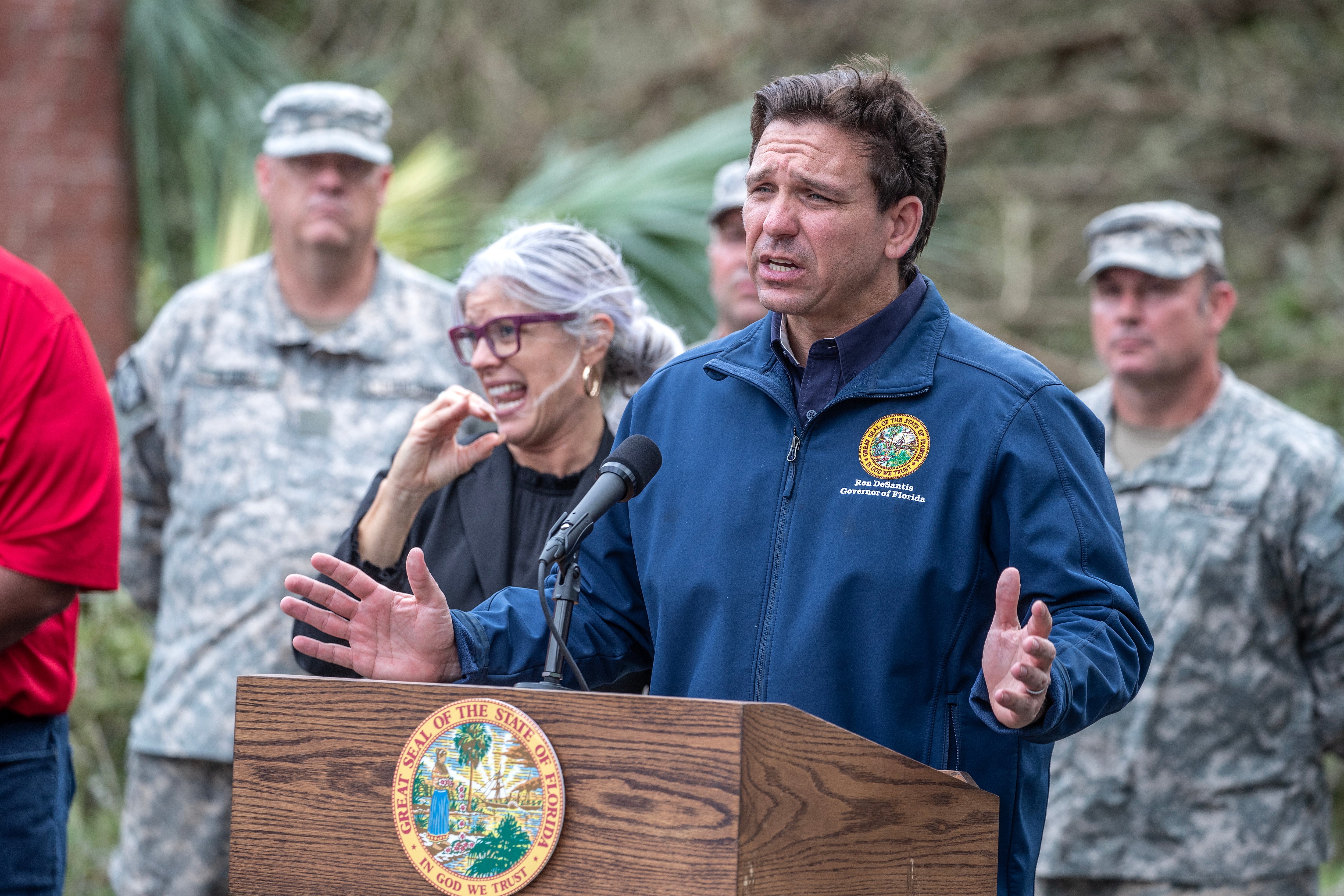 Watch As Ron DeSantis Provides Update On Hurricane Idalia Recovery ...