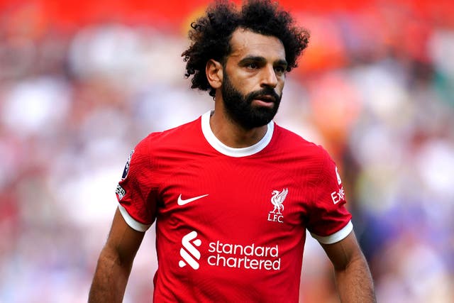 Mohamed Salah has been linked with Saudi Arabia (Peter Byrne/PA)