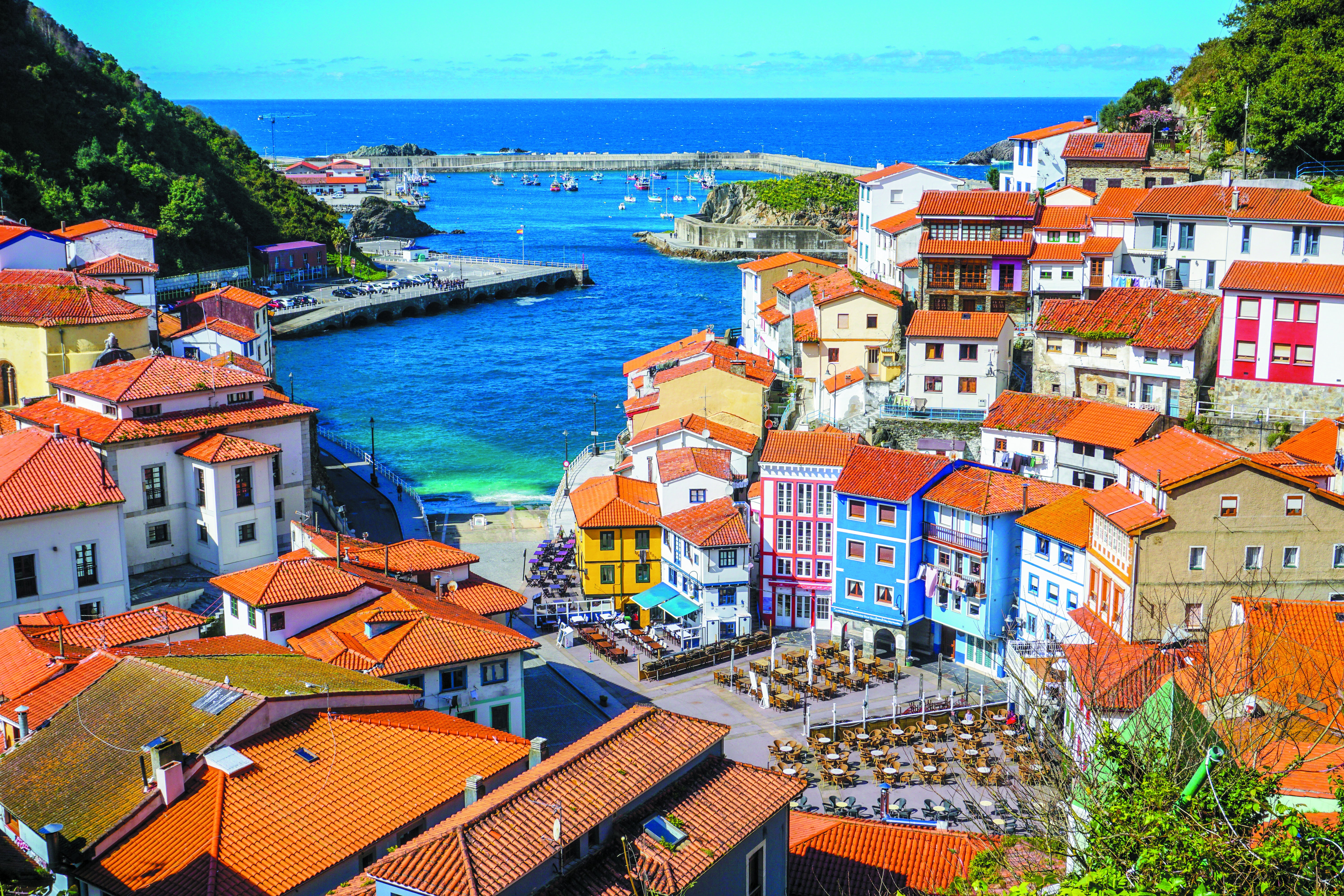 Enjoy delicious seafood in the postcard-perfect village of Cudillero