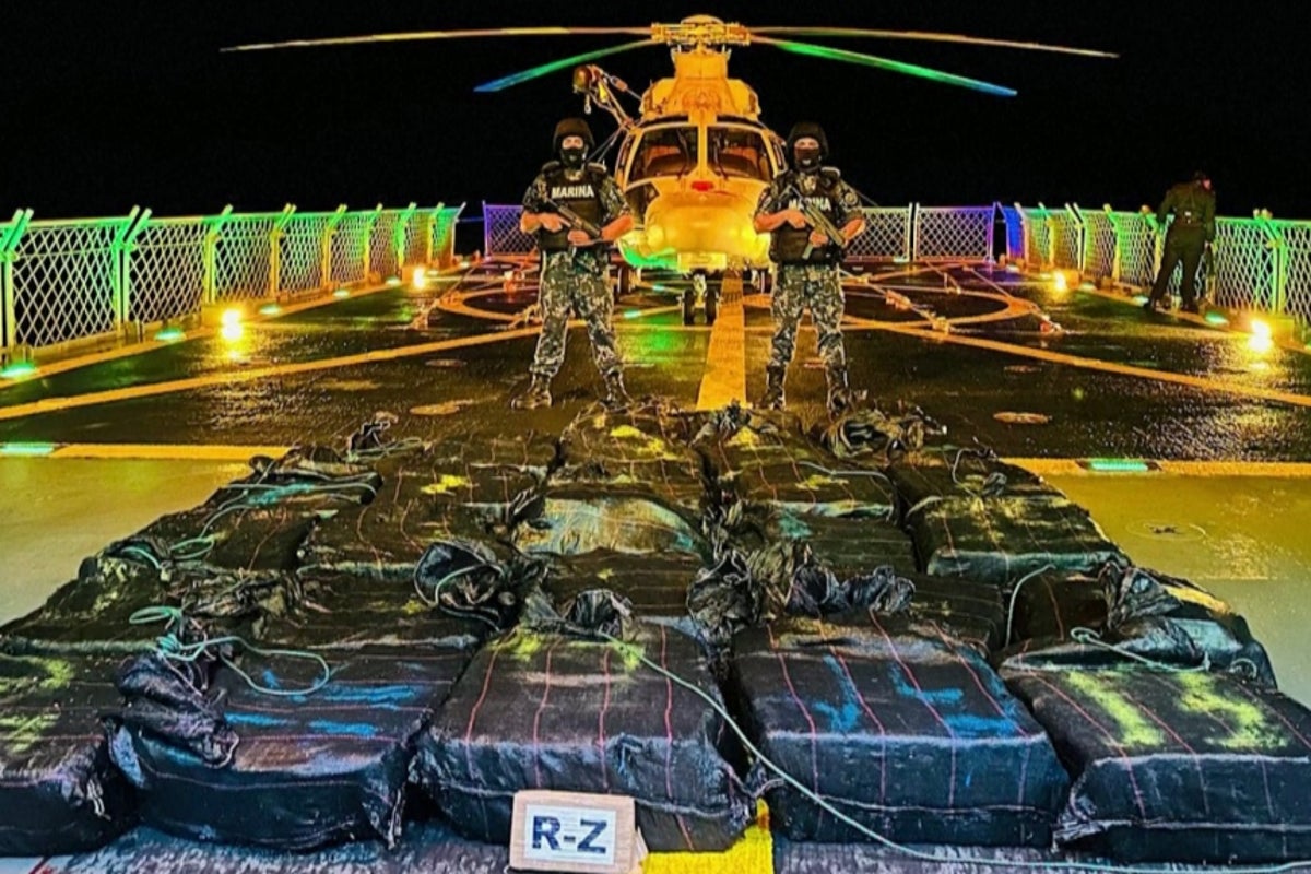 Mexico seizes 9700lbs of cocaine after wild helicopter and boat chase ...