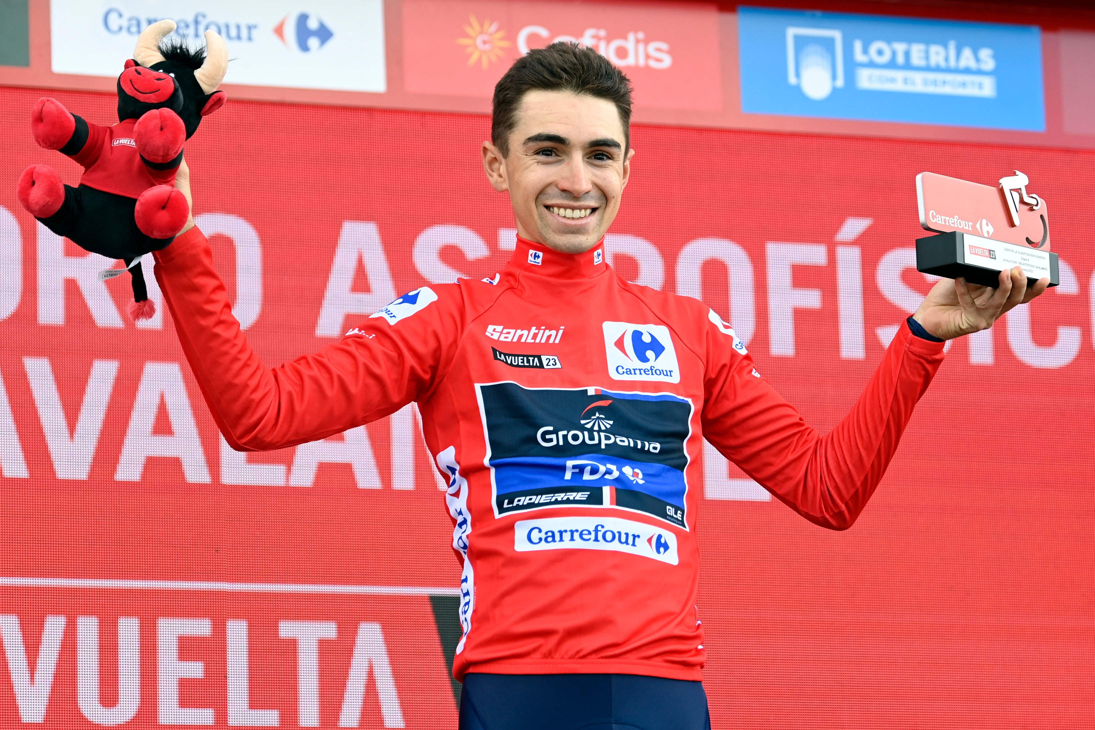 Lenny Martinez led the Vuelta a Espana on debut last year