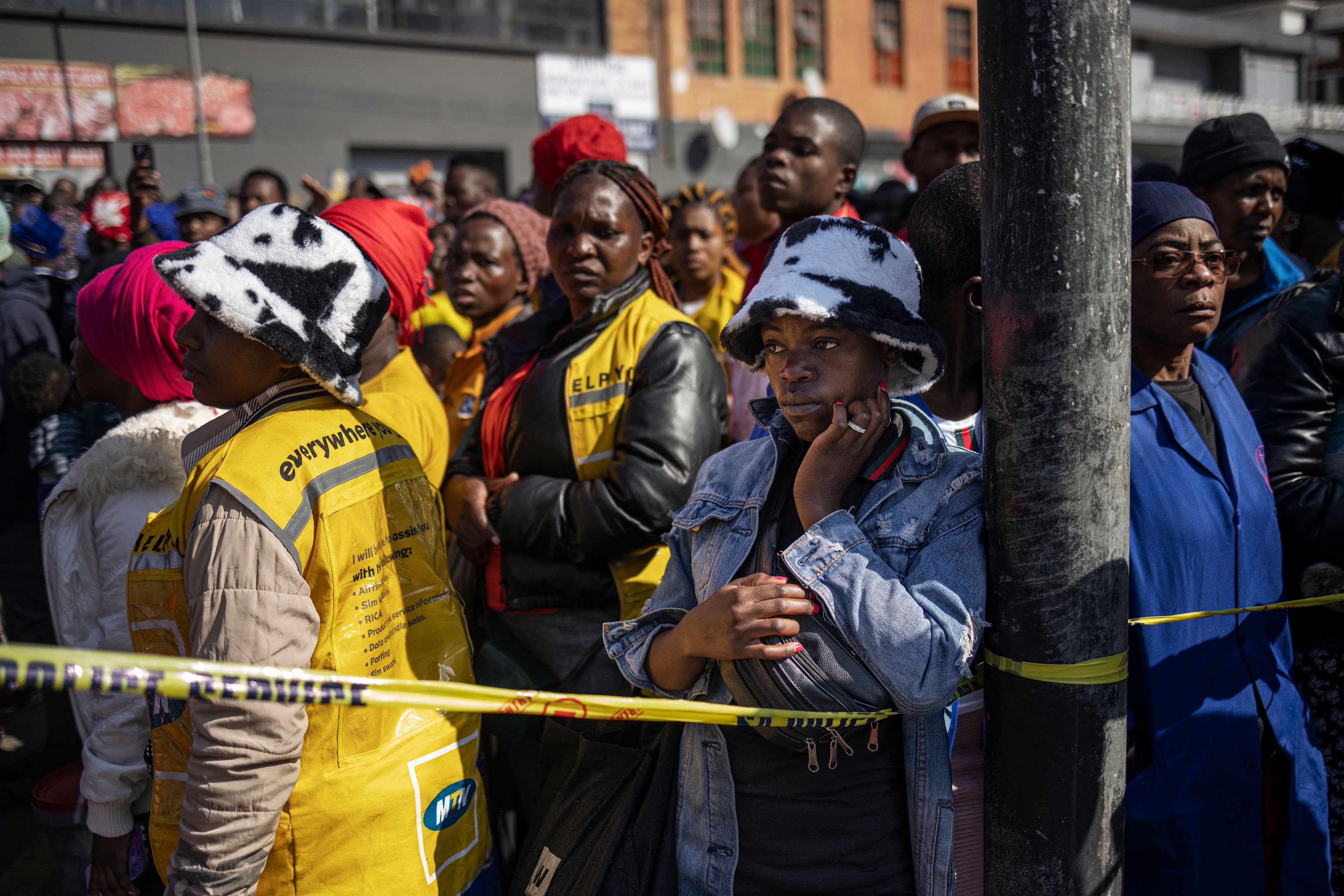 Relatives wait for news of their loved ones