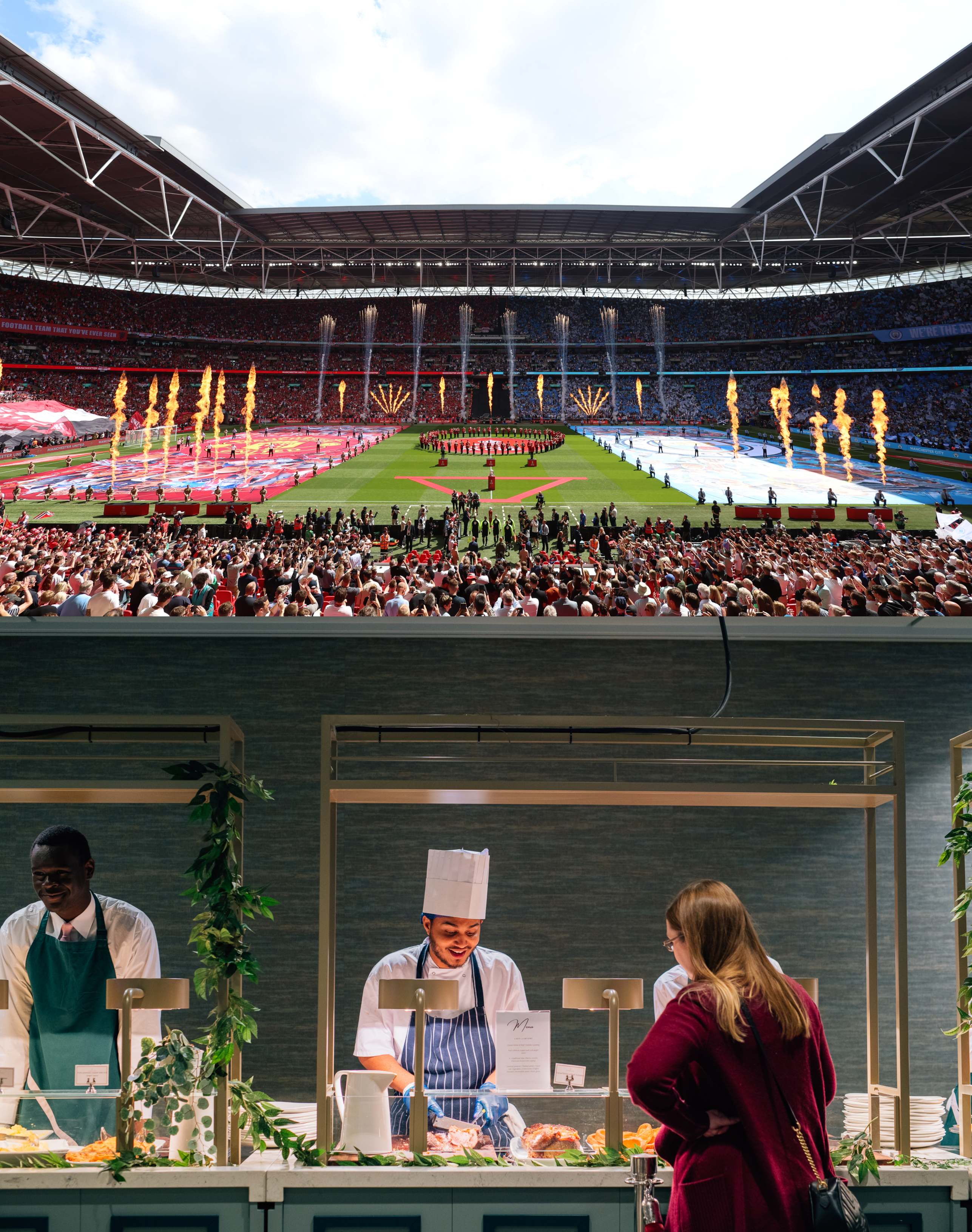 Whether you’re watching a gig or a game, Club Wembley has your food and drink covered