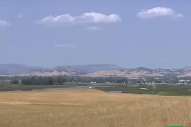 <p>A sparse patch of land in Solano County, California, where a group of tech billionaires reportedly hope to build a city</p>