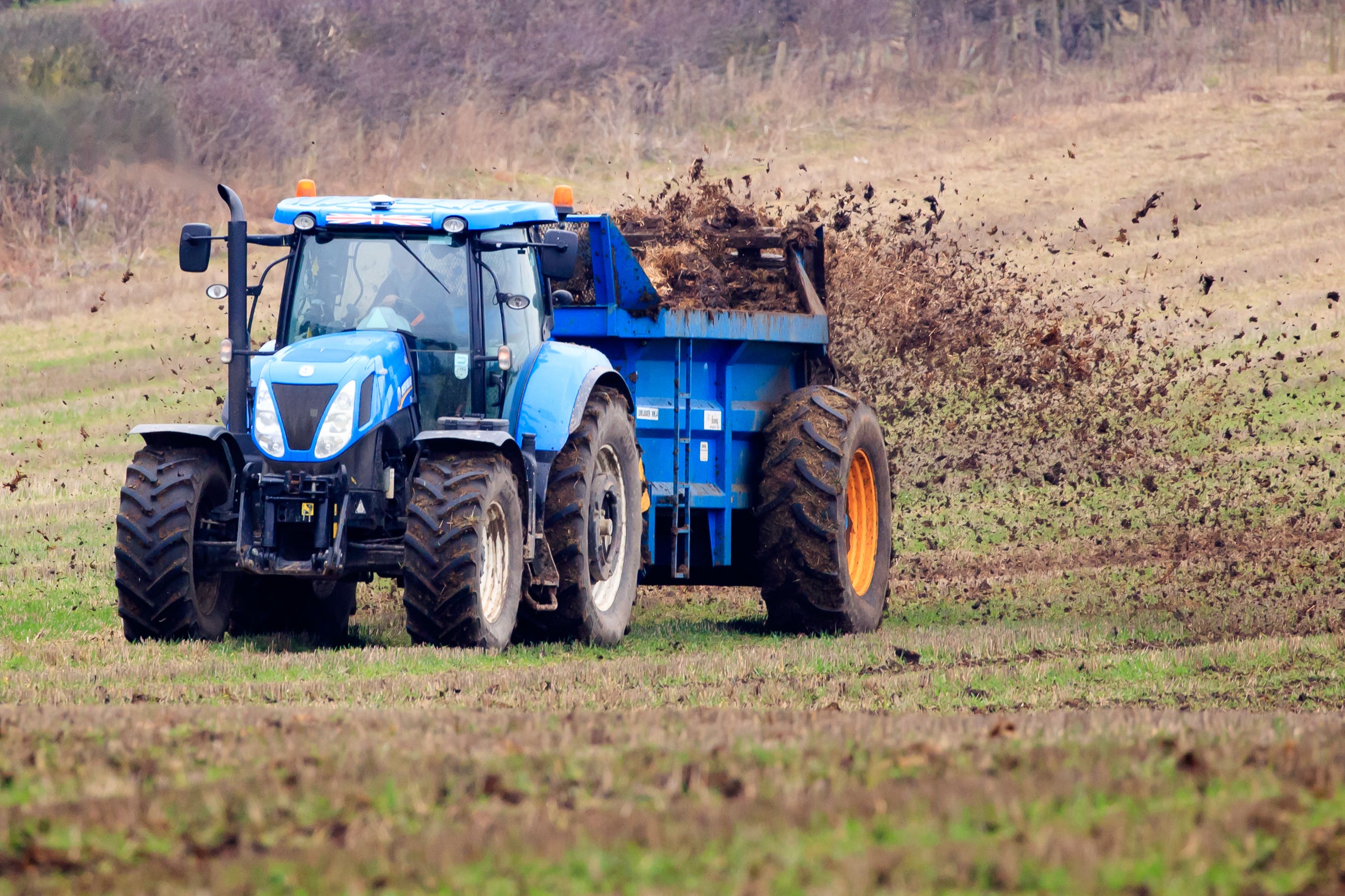 Manufactured nitrogen fertilisers are commonly used across the UK to provide crops with nutrients (Danny Lawson/PA)