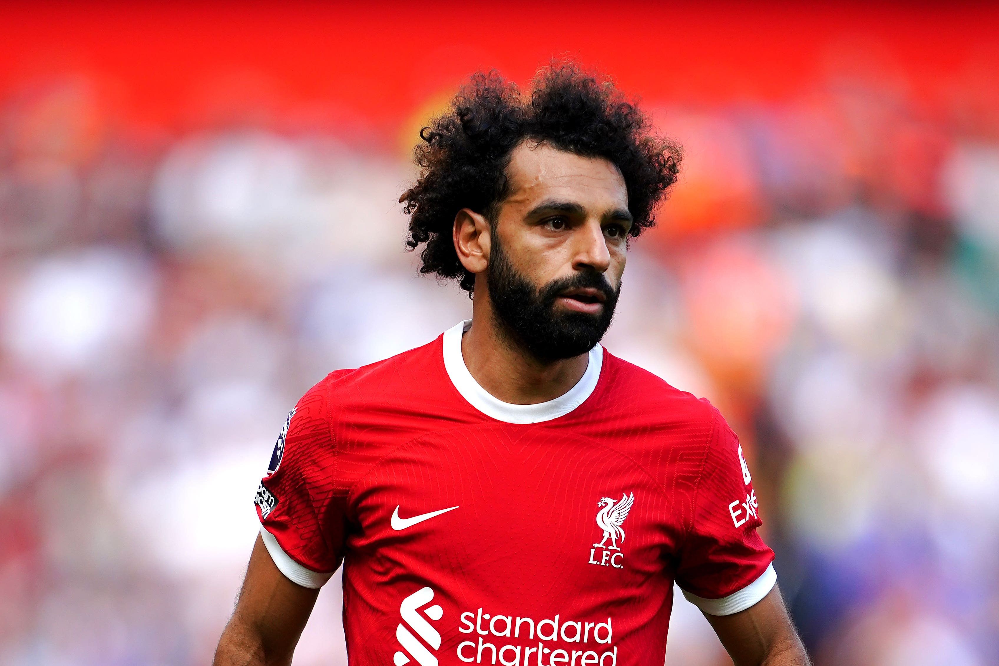 Mohamed Salah has been linked with a big-money move away from Liverpool (Peter Byrne/PA)