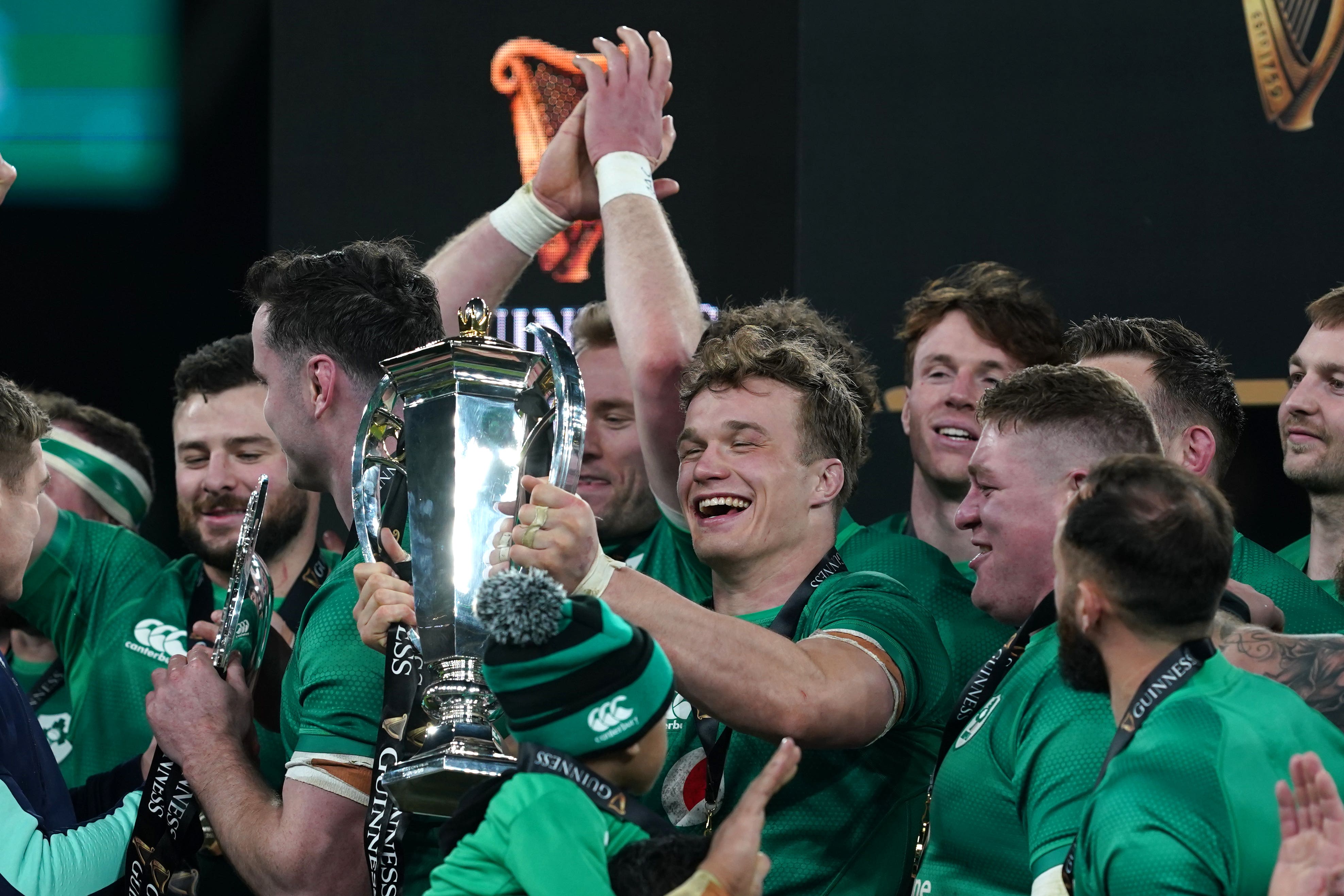 Ireland head to the World Cup as Six Nations champions (Brian Lawless/PA)