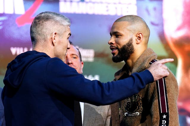 <p>Liam Smith, left, is looking to make it back-to-back wins over Chris Eubank Jr</p>