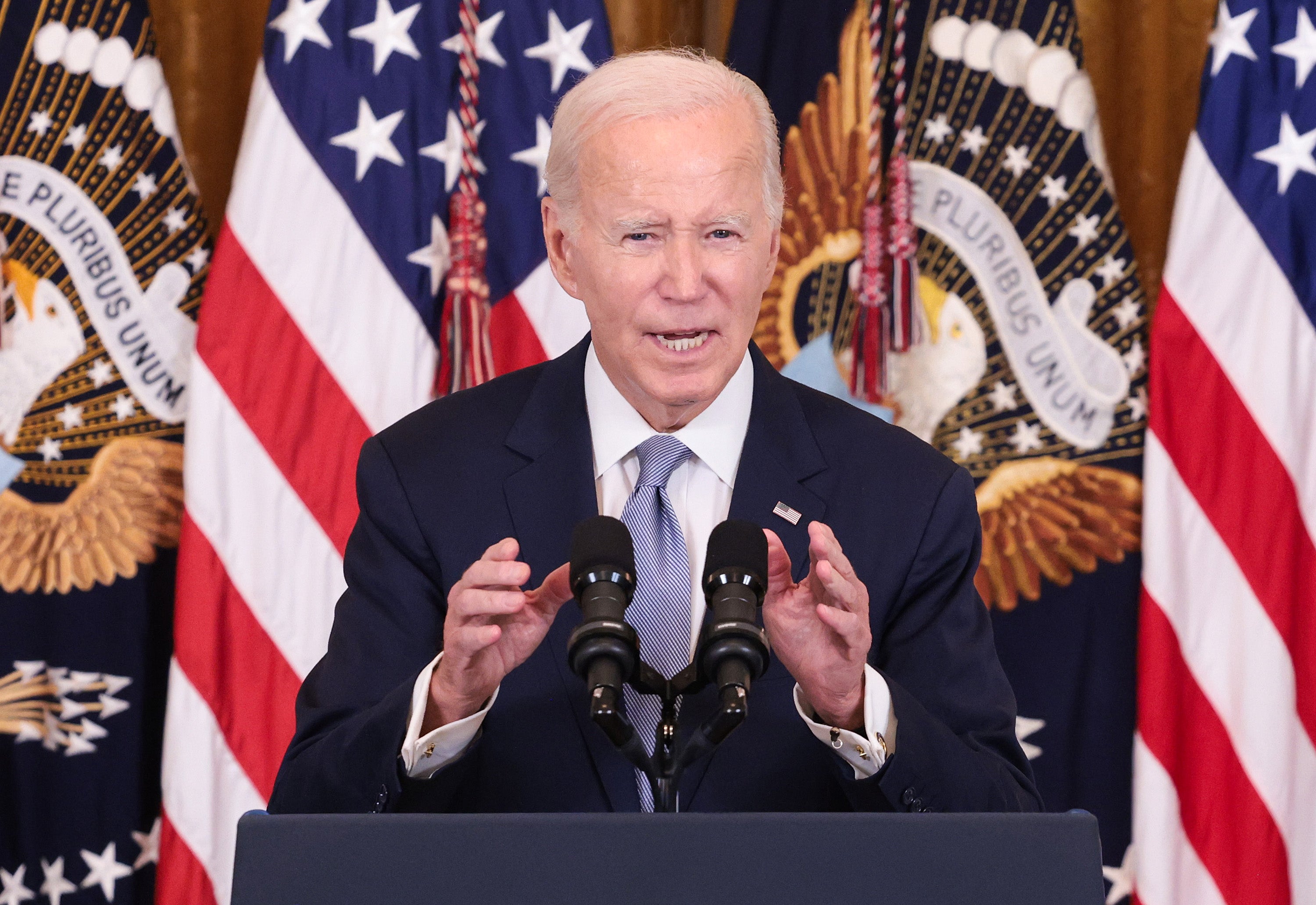 President Joe Biden is making the economy a centre point of his bid to get back to the White House