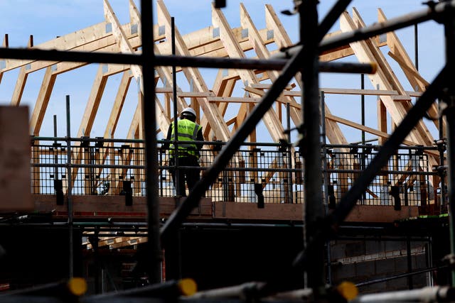 Shares in the housebuilders rose earlier this week as the Government relaxed pollution rules (Rui Vieira/PA)