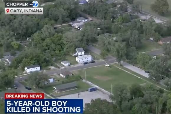 A five-year-old boy accidentally shot himself dead after a caretaker fell asleep and left his gun out, according to authorities