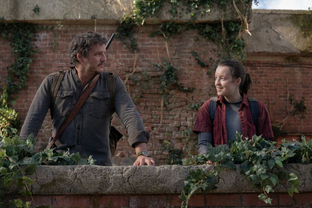<p>Pedro Pascal and Bella Ramsey in ‘The Last of Us’</p>