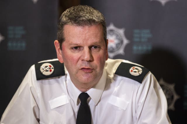 PSNI ACC Chris Todd said the information purportedly revealed by the poster was incorrect (Liam McBurney/PA)