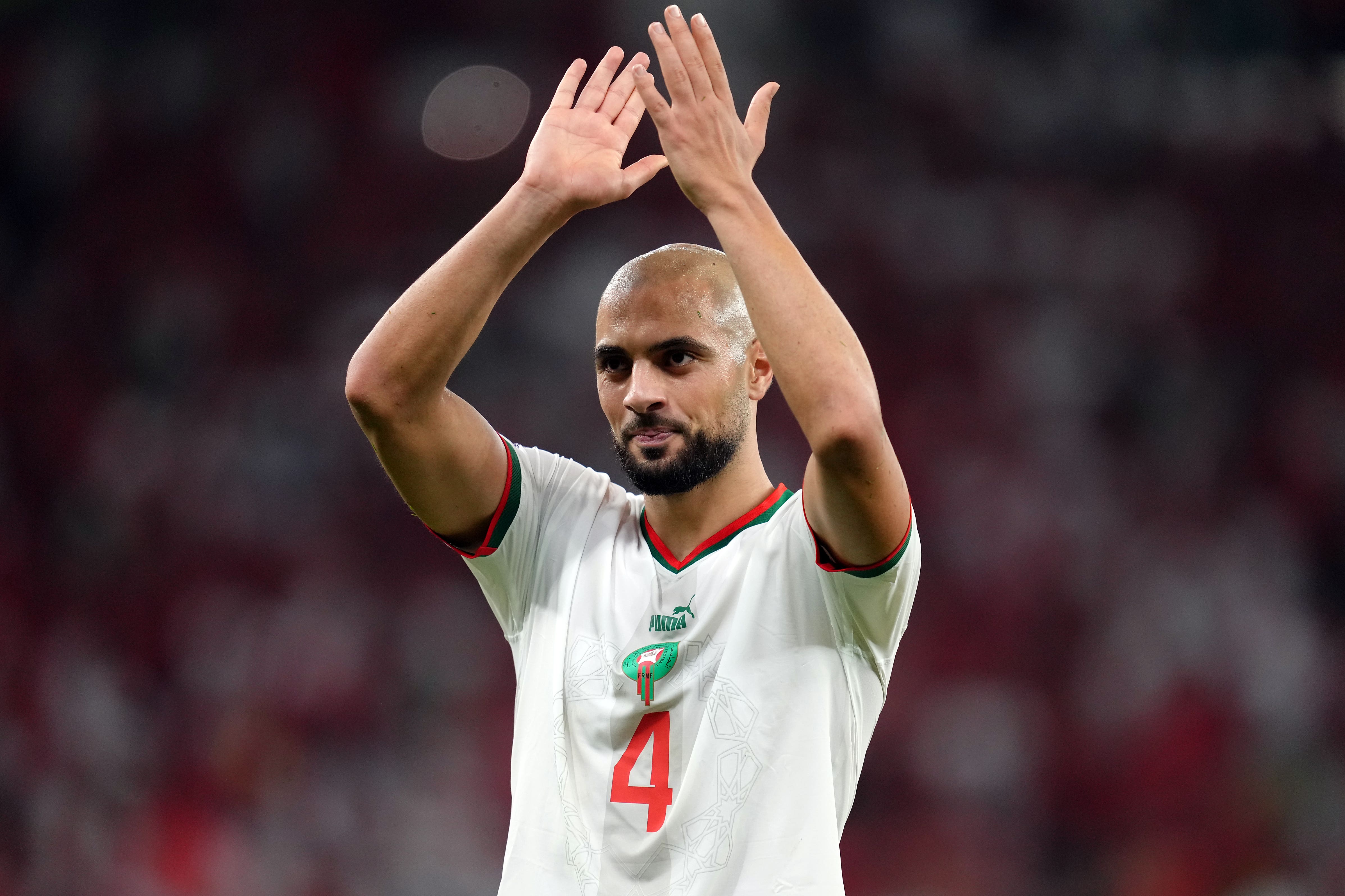 Morocco midfielder Sofyan Amrabat has joined Manchester United on loan for the rest of the 2023/24 season (Nick Potts/PA)