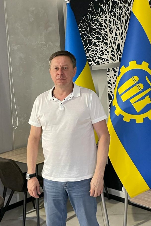 Oleksandr Goncharenko, the mayor of Kramatorsk