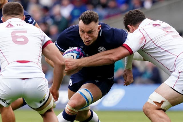 Jack Dempsey is thriving in his role as Scotland’s number eight (Jane Barlow/PA)