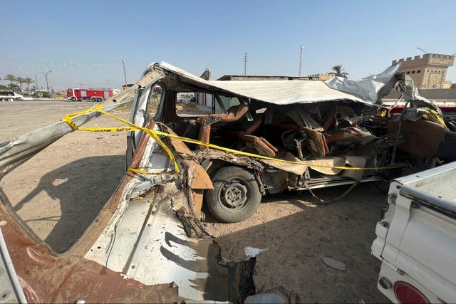 Iraq Bus Crash Karbala Pilgrims