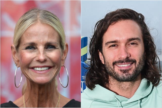 <p>Ulrika Jonsson and Joe Wicks </p>