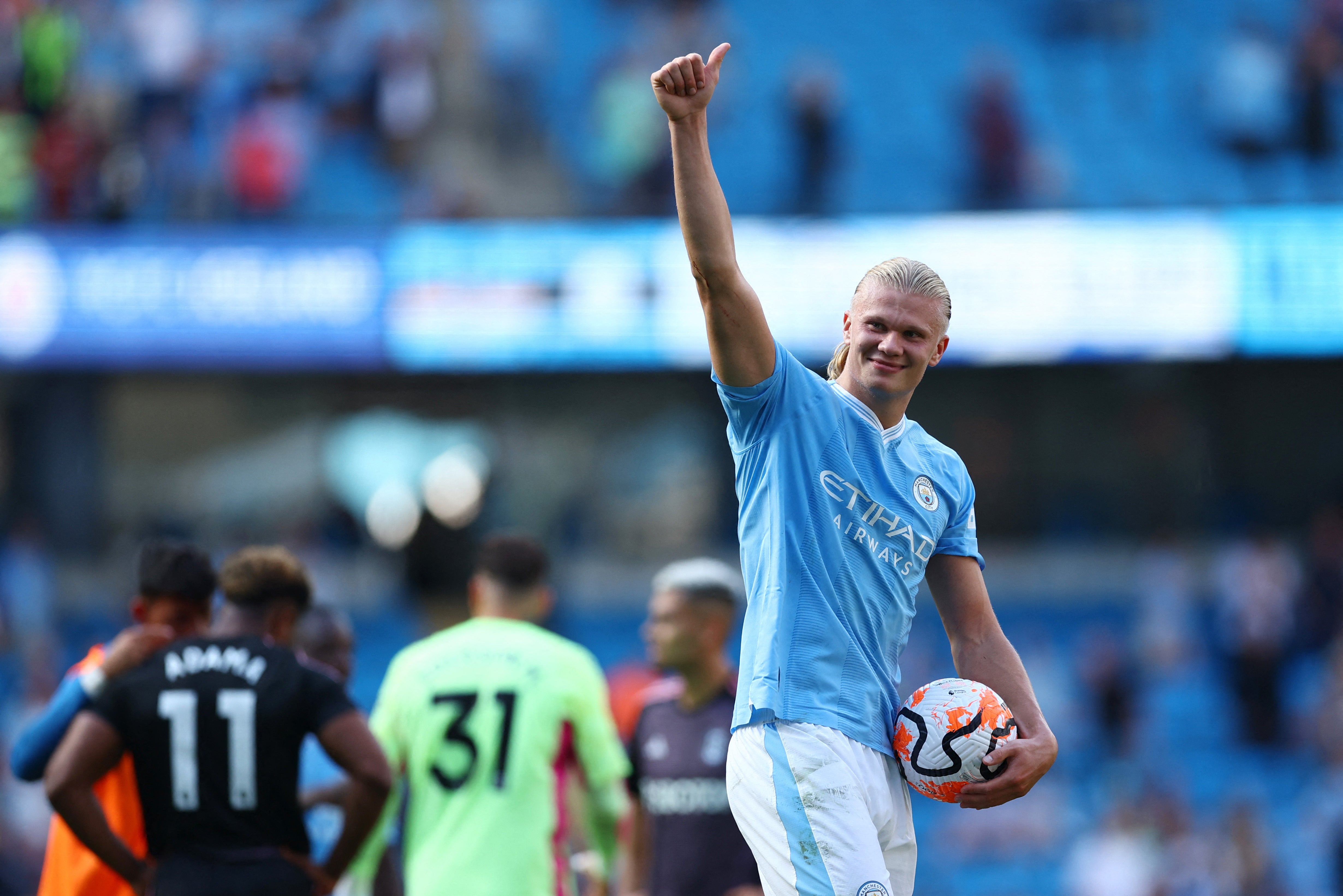 Haaland has now scored seven hat-tricks for City