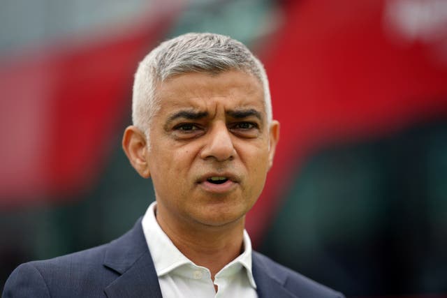 <p>Sadiq Khan said the event was an opportunity to ‘champion and celebrate’ London’s black community (Yui Mok/PA)</p>