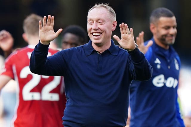Steve Cooper was delighted to see his Nottingham Forest side beat Chelsea (Zac Goodwin/PA)