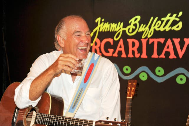 Jimmy Buffett was behind the hit song Margaritaville (Rob O’Neal /The Key West Citizen via AP)