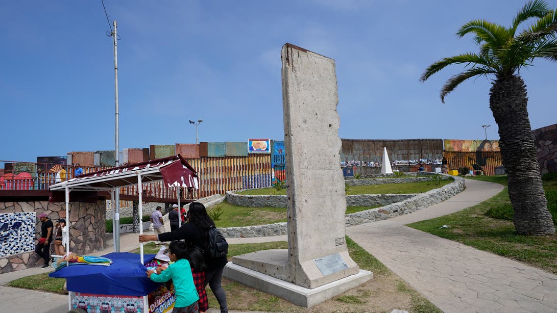 Berlin Wall relic gets a 'second life' on US-Mexico border as Biden ...