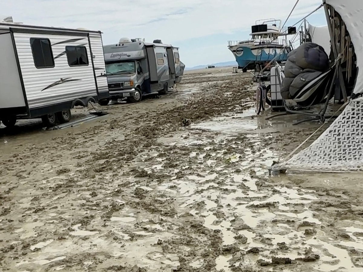 One dead at Burning Man festival as thousands stranded in desert after heavy floods