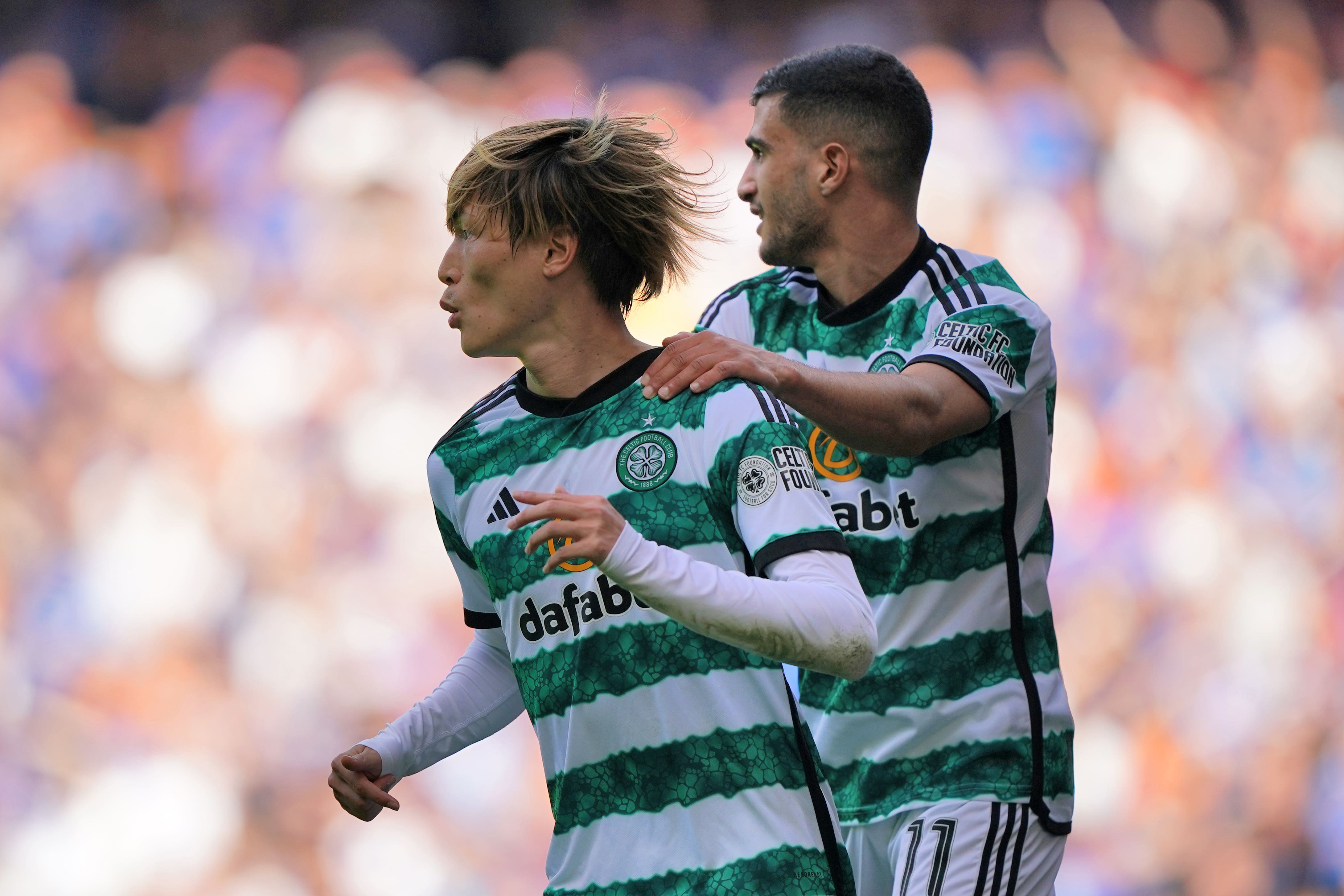 Kyogo Furuhashi the hero as Celtic earn Old Firm bragging rights The Independent