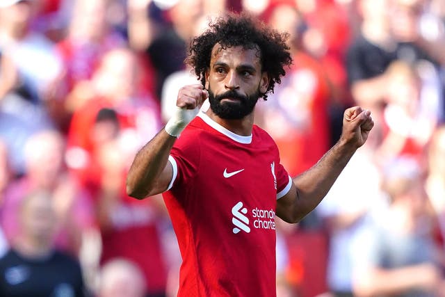 <p>Mohamed Salah shrugged off the Saudi Arabian spotlight to inspire Liverpool’s 3-0 win over Aston Villa </p>
