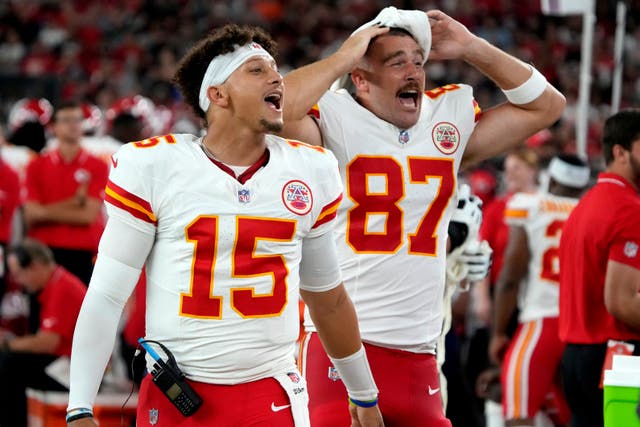 <p>Travis Kelce reveals extravagant gifts he and Patrick Mahomes gifted Chiefs teammates</p>