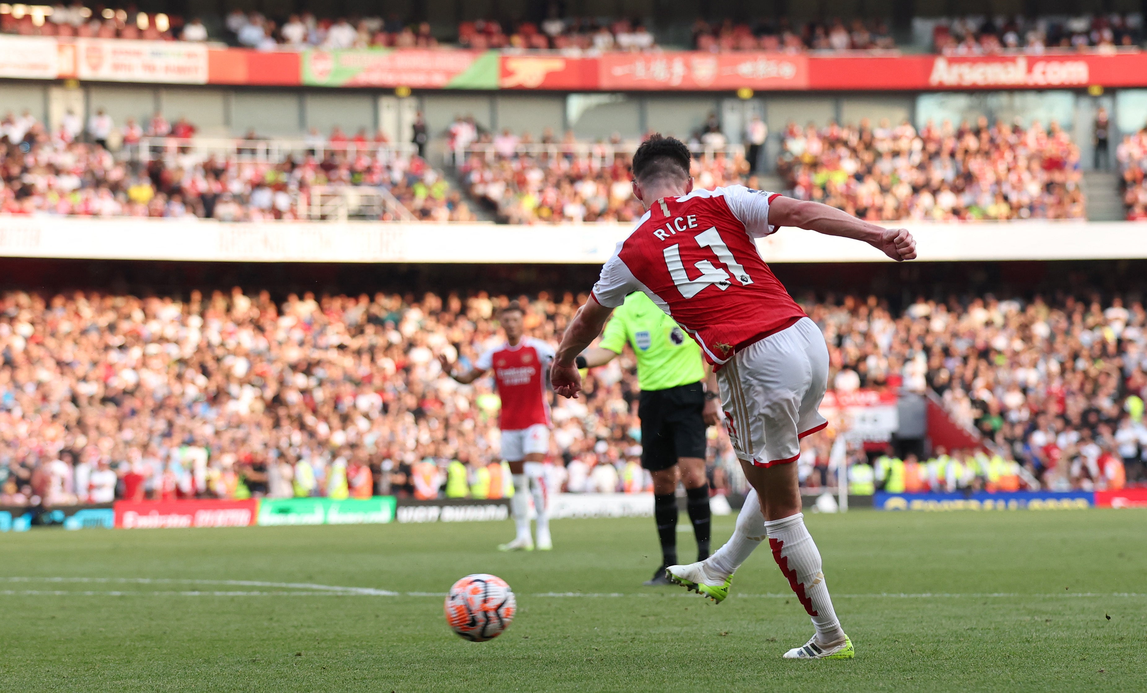 Declan Rice strikes in stoppage time as Arsenal leave it late to sink  Manchester United