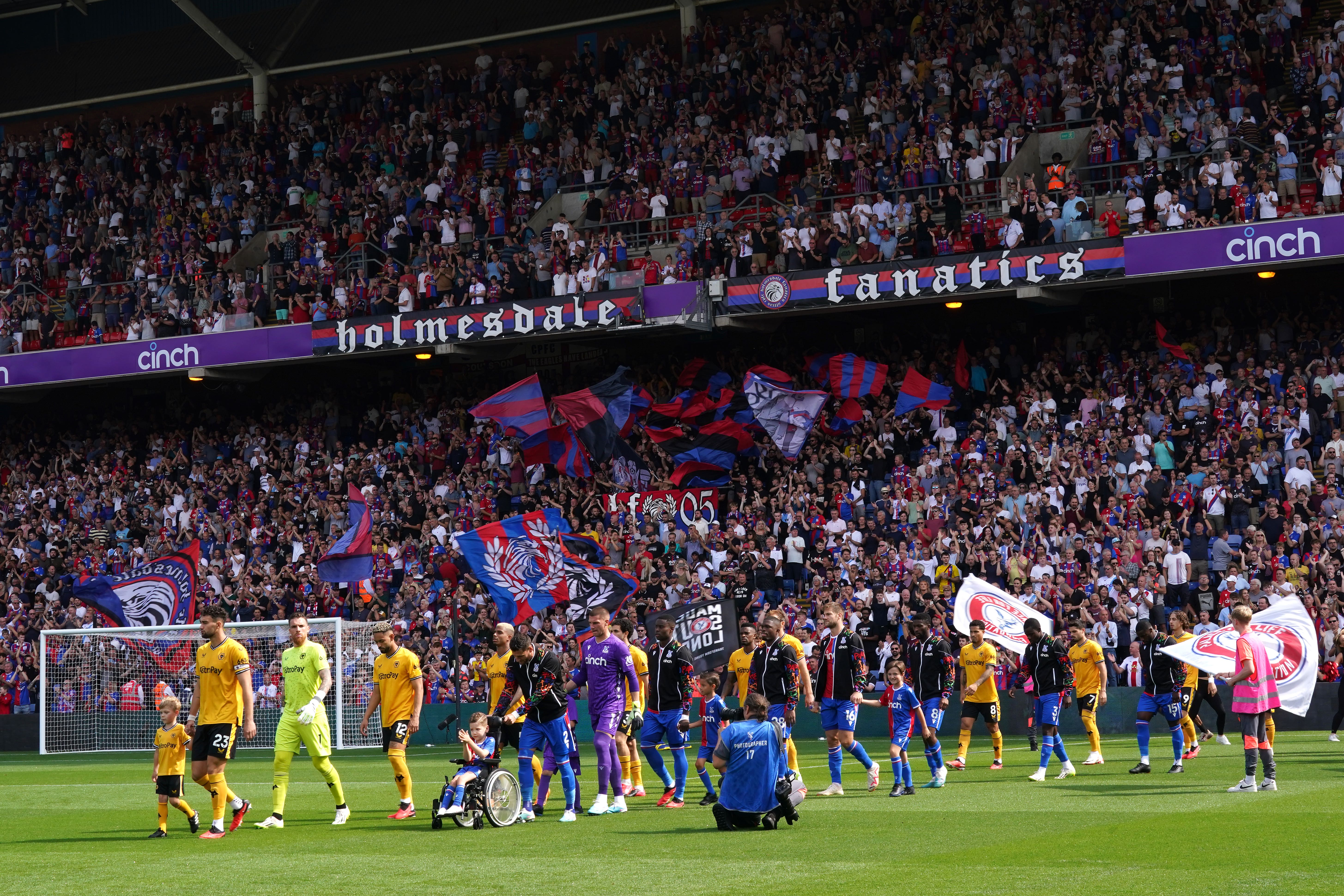 Palace and Wolves were in Premier League action on Sunday at Selhurst Park (Adam Davy/PA)