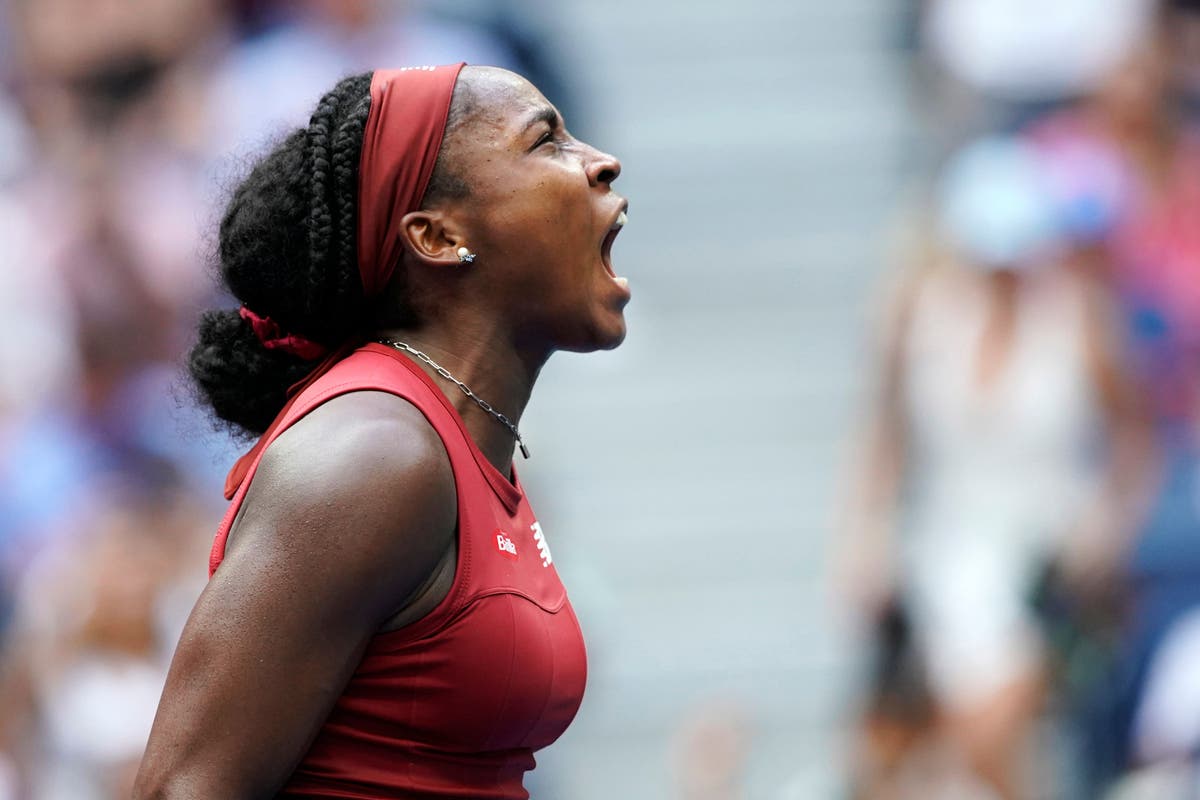 Coco Gauff ends Caroline Wozniacki’s comeback to reach US Open quarter-finals