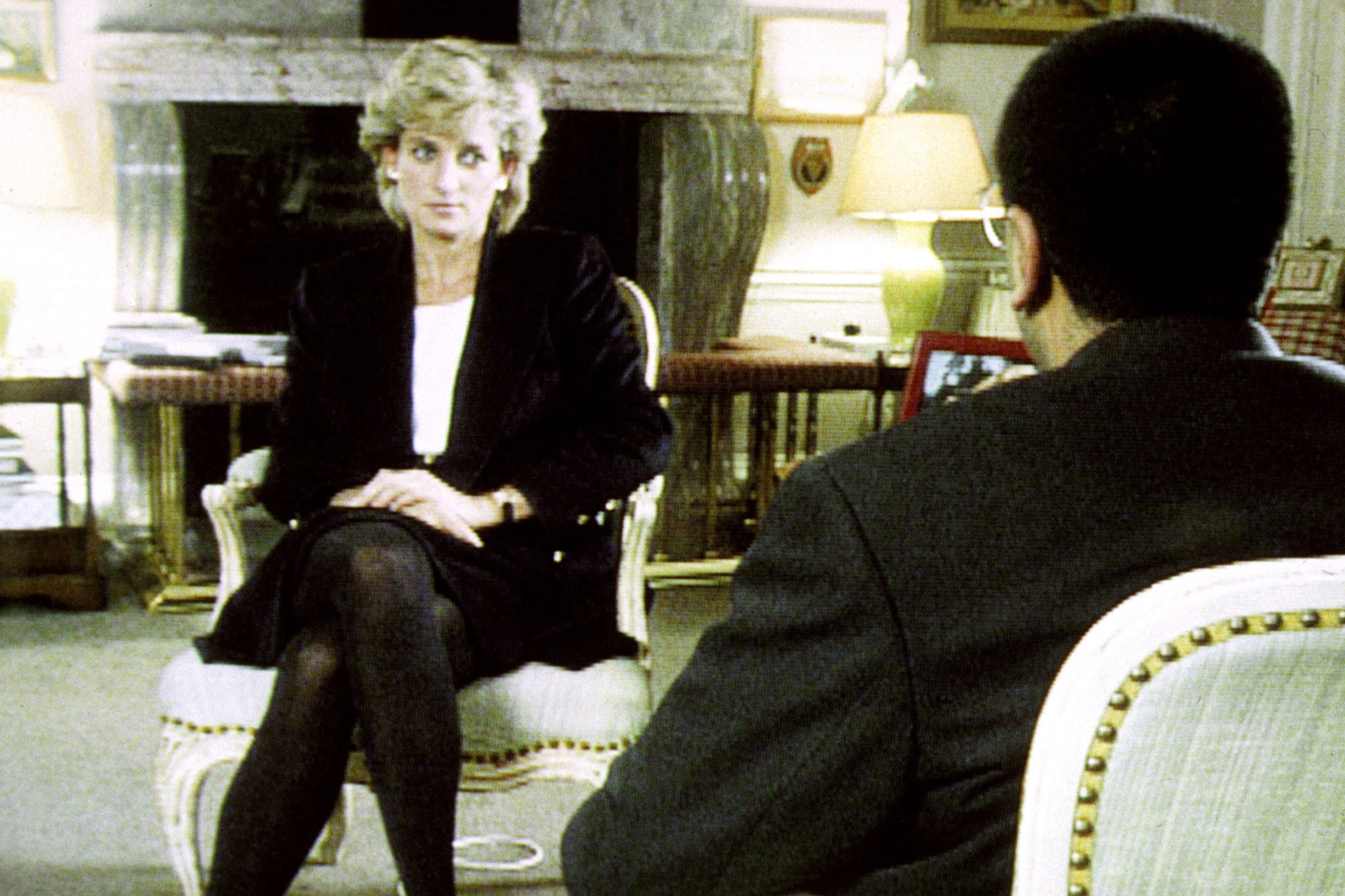 Diana, Princess of Wales, during her interview with Martin Bashir for the BBC (BBC)