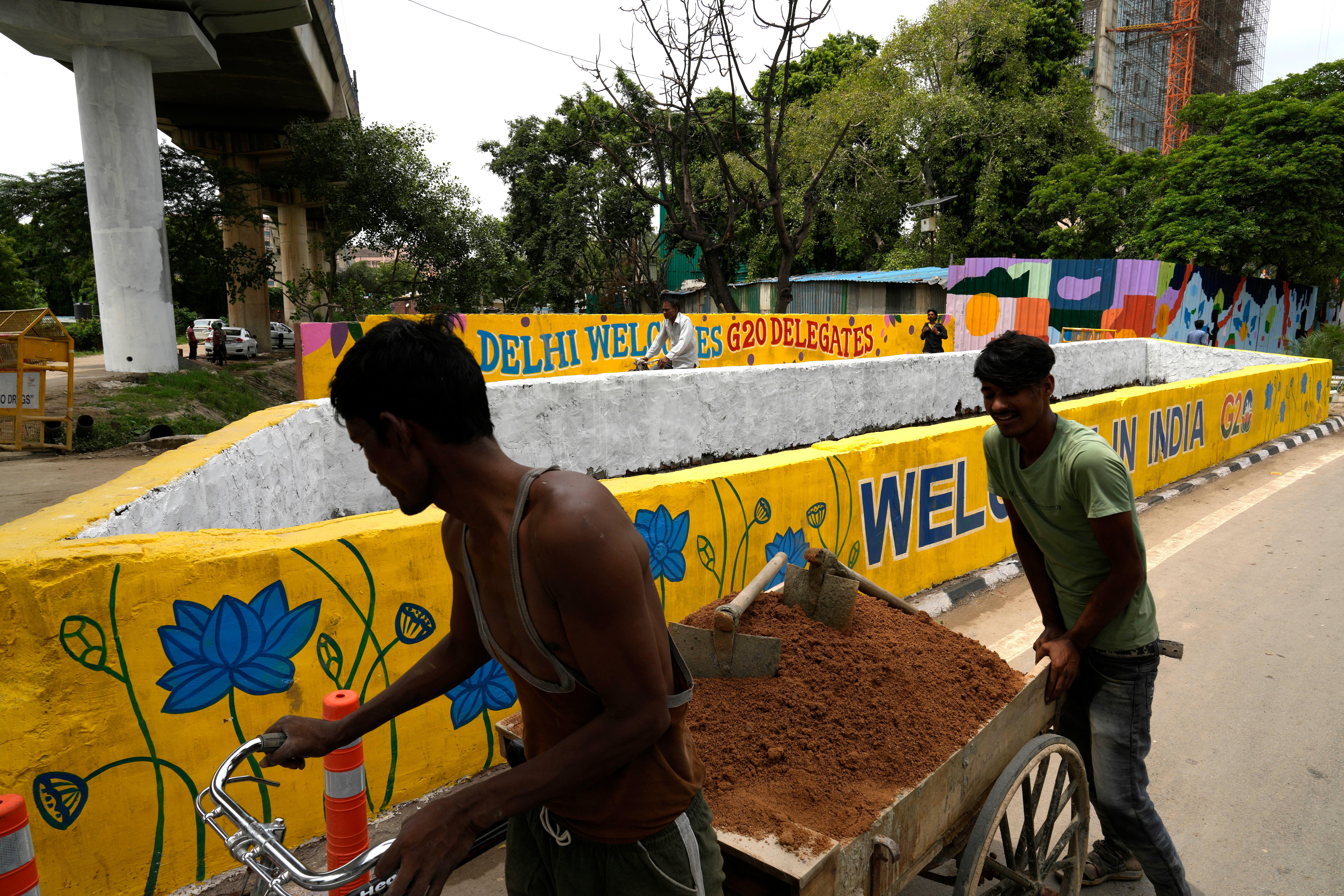 India G20 New Delhi's Poor