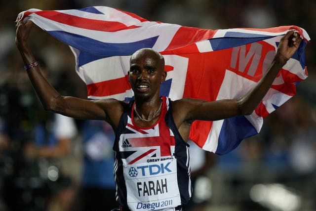 Mo Farah won the 5,000m World Championship race on this day in 2011 (Dave Thompson/PA)